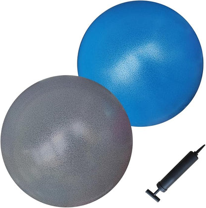 AppleRound Exercise Ball with Pump, 9-Inch Small for Pilates, Yoga, Core Stability - Choose: [Pack of 1 Ball + 1 Pump] or [Pack of 2 Balls + 1 Pump]