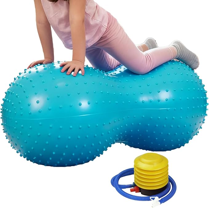 Exercise Ball | Groundnut Shape Balance Tool | with Air Pump Workout Balls for Exercise,for Workout Home Pregnancy Physical Women Fitness Kids Office