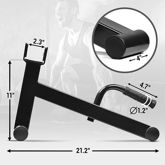 Yes4All Deadlift Jack/Barbell Stand – Holds 600lb Barbell Plates for Deadlift Exercise, Squat Wedge for Squat/Weight Training