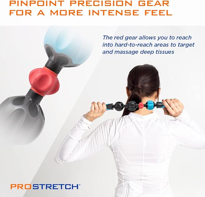 ProStretch Type X2 Roller Massage Stick for Muscle Soreness Recovery, Deep Tissue Therapy, and Myofascial Release
