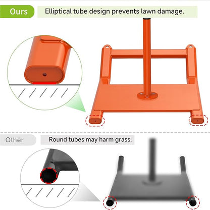 Kipika Weight Sled, Workout Sled, Fitness Strength Training Sled, Speed Training Sled for Athletic Exercise, Speed Improvement, Easily Through Obstacles, Suitable for 1" & 2" Weight Plate