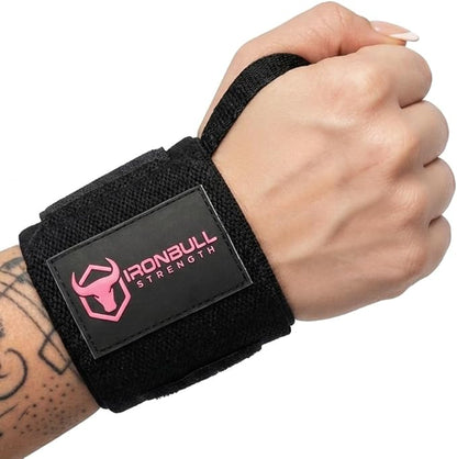 Wrist Wraps for Weightlifting (USPA & IPL Approved) - 18” Premium Quality Wrist Straps for Weightlifting - Weight Lifting Wrist Wraps with Thumb Loop - Best Gym Wrist Wraps for Lifting Weights, Curls & Dips - Lifting Wrist Wraps for Bench, Powerlifting...