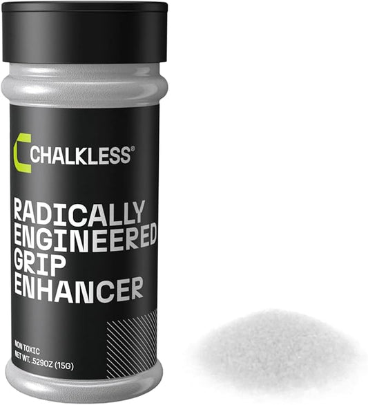 Chalkless Grip Enhancer - Premium Liquid Chalk Alternative & Less Mess Hand Chalk for Weightlifting, Powerlifting, Yoga, Gaming, Climbing, and More, Non-Toxic Long-Lasting & Reliable