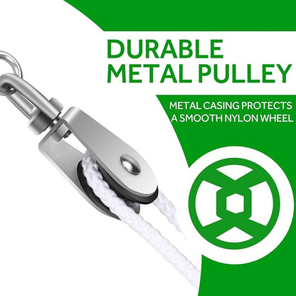 Shoulder Pulley,Over The Door Rehab Exerciser for Physical Therapy & Rotator Cuff Recovery