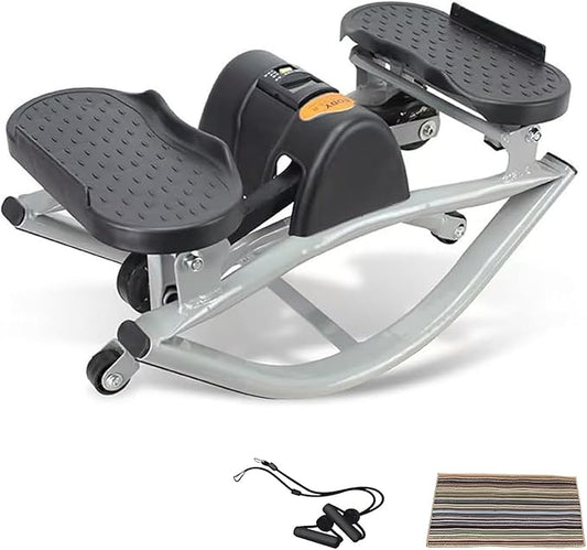 Stepper Rock Stepper Steppers for Exercise at Home Stepper Machine Side-to-Side Rock Stepper with Non-Slip Mat & Digital Display Top Choice for Home Workouts