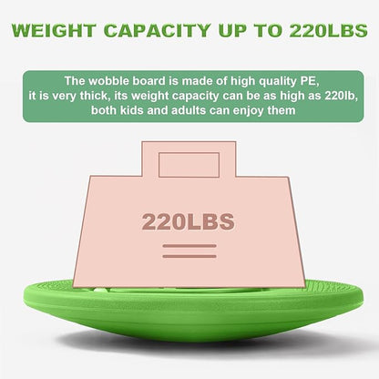 Kids Maze Balance Board - Wobble Trainer for Ski Surf Snowboard, Non-Slip Sensory Rocker Ages 3-12, Core Therapy & Skate Prep