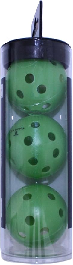 Thrive Fast Hands Mini Pickleball Ball - Quicker Reaction Training Aid for Hands, Paddle Control, and Coordination - Great for Pickleball Drills - Includes 3 Balls and Tube