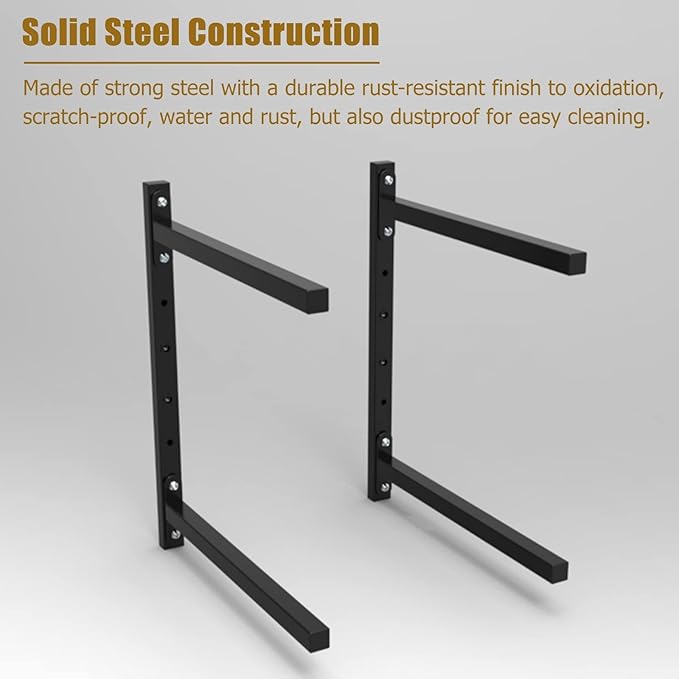 Ball Storage Holder Wall Mount Half Ball Balance Trainer Storage Rack, Sturdy Iron Exercise Ball Holder for Home Gym, Garage Wall & Fitness Workout