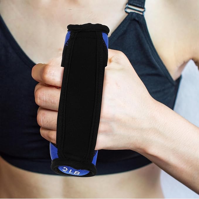 BESPORTBLE Soft Dumbbell Hand Weights 2lb Pair Blue Sandbag Fitness Equipment for Home Arm Toning Walking Exercise Training