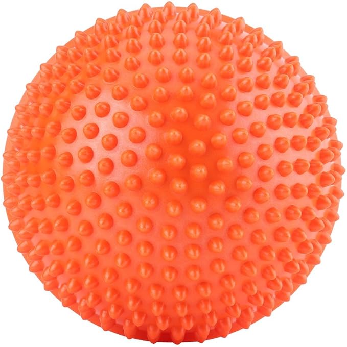 VGEBY Foot Massage Half Ball Balance Exercise Pods for Deep Tissue Foot Muscle Therapy (Color : Orange)