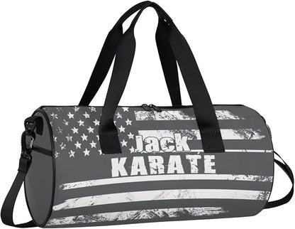 Personalized-Martial-Arts-Gear-Bag for Karate Teakwondo, Custom Jiujitsu Bag for Boys, Karate Teakwondo Bag for Gear Waterproof Lightweight Large USA