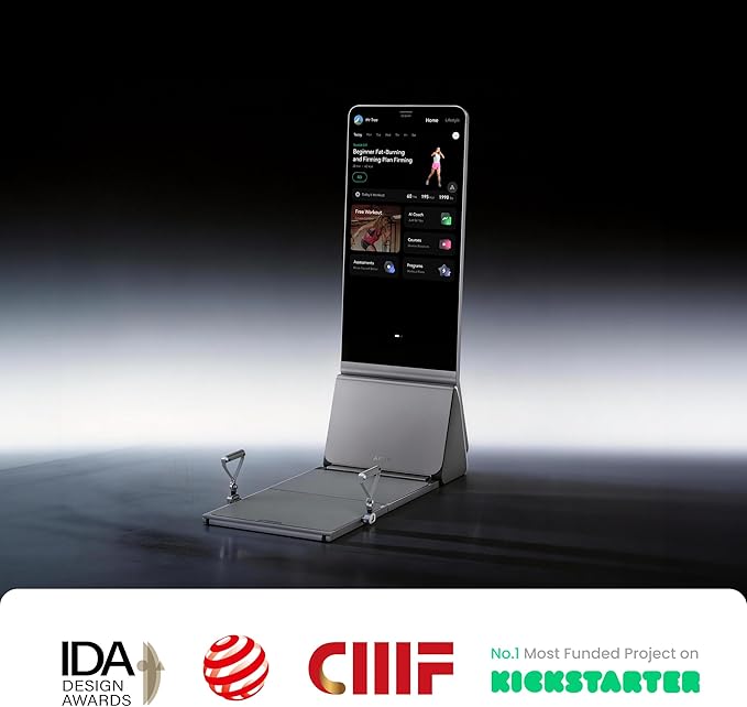AEKE Smart Home Gym System- Fitness Mirror K1: AI-Powered All-in-One Fitness Machine for Full-Body Strength Training and Personalized Workouts