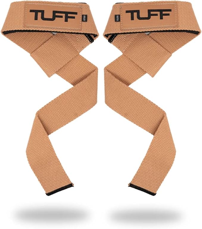 Tuff Lifting Straps - Wrist Straps for Weightlifting, Deadlifts, Powerlifting, and Strength Training - Ideal for Men and Women