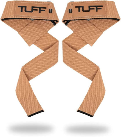 Tuff Lifting Straps - Wrist Straps for Weightlifting, Deadlifts, Powerlifting, and Strength Training - Ideal for Men and Women