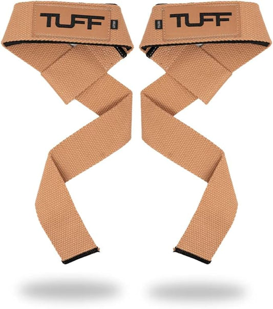 Tuff Lifting Straps - Wrist Straps for Weightlifting, Deadlifts, Powerlifting, and Strength Training - Ideal for Men and Women