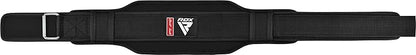 RDX RX5 Weightlifting Belt for Men & Women, Heavy Duty Powerlifting Belt with Thick EVA Foam Padding, Roller/Tension Buckle for Bodybuilding, Powerlifting, Lifting, Squat, Deadlift & Weight Training (Medium)