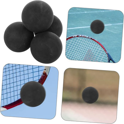 KICHOUSE 4pcs High Elastic Rubber Training Balls for Outdoor Practice Versatile Mini Balls for Reaction Skills Coordination and Agility Training for All Fitness Levels