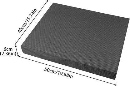 Foam Balance Pad - 20x16 Inch Non Slip Soft Thick,Balance Foam Pad Exercise Equipment,for Women Men Home Gym Floor Yoga Workout Physical Training Stretching