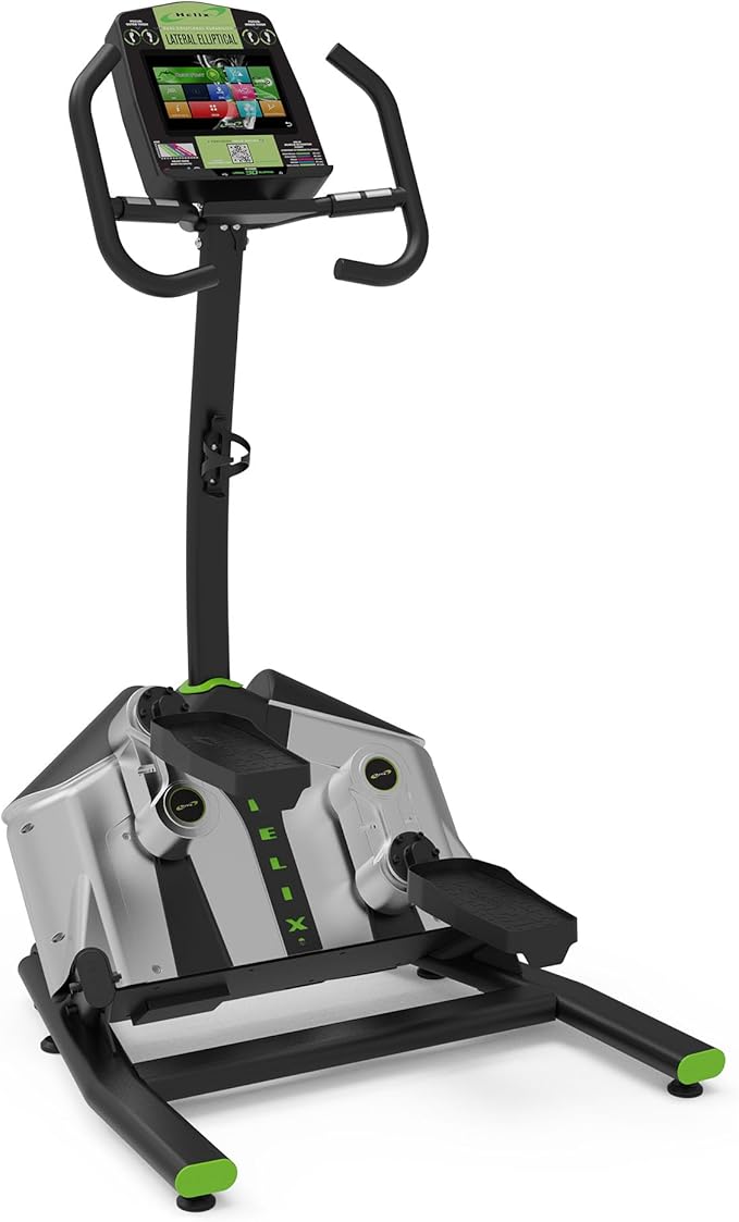 New for '26 Helix Lateral Elliptical H1000-3D | Home Lateral Trainer 3D 10" Touchscreen Tablet Console | Lateral Elliptical | Compact Cardio Machine for Lower Body Sculpting | Leg Exercise Machine