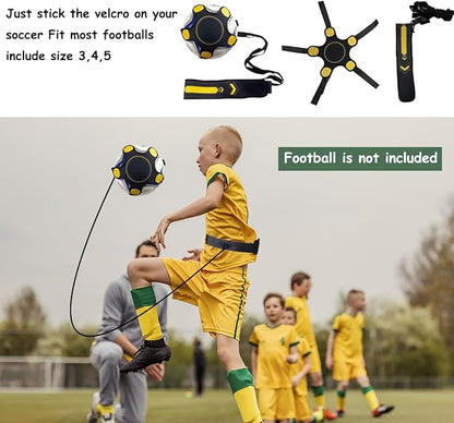 Soccer Agility Training Equipment Set, Soccer Accessories 12 Rung 20Ft Agility Ladder, 12 Disc Cones, Solo Soccer Trainer, Jump Rope - Speed Training Equipment Gifts for boy