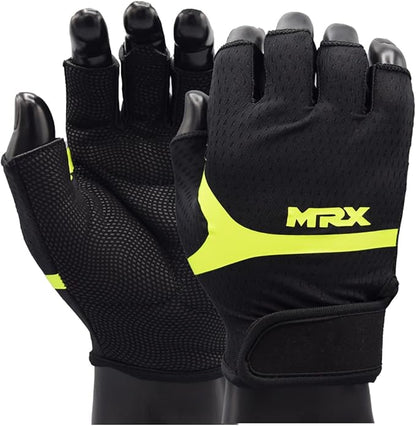 MRX Ladies Weight Lifting Gloves Women Fitness Training Exercise Glove Anti Slip Padded Shock-Absorbing Extra Grip Crossfit Multi Colors