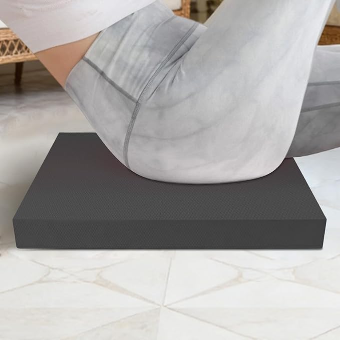 Balance Pad,50x40cm Soft Thick Stability Mat - Exercise Cushion Pad Balance Board - for Women Men Home Gym Floor Yoga Workout Physical Training Stretching