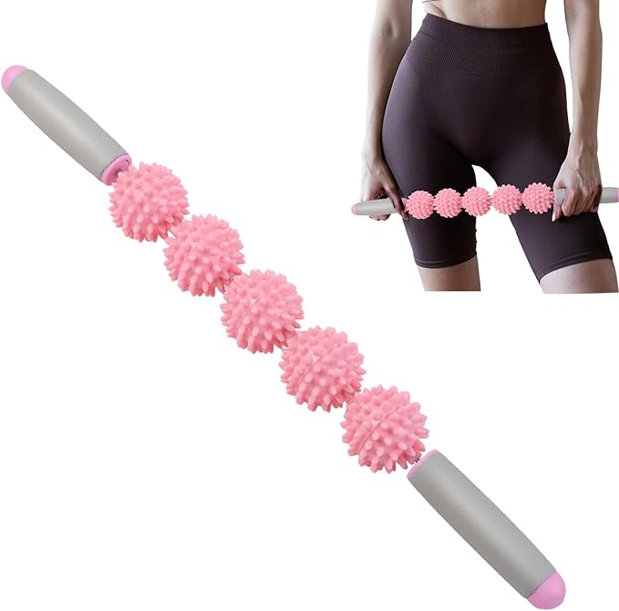 Massage Roller Stick - Hedgehog Roller Stick for Instant Effective Body Massage Tools | Massage Stick Roller for Legs, Body Massage Tools, Deep Tissue Body Roller
