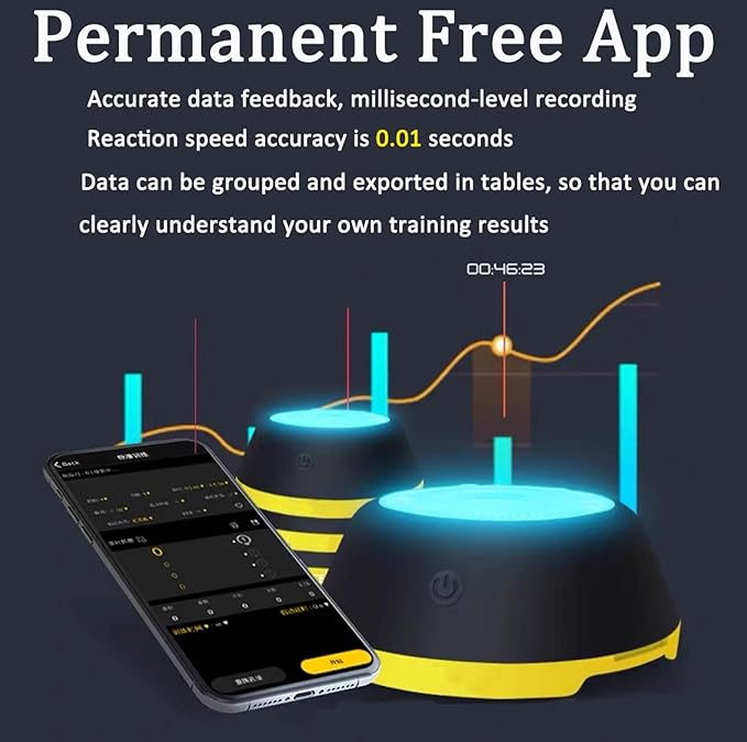Reaction Training Lights Improves Reaction Speed and Agility，Reaction Training for Thletes, Trainers, Coaches, Fitness Trainers, Physical Educators,Physical Therapy