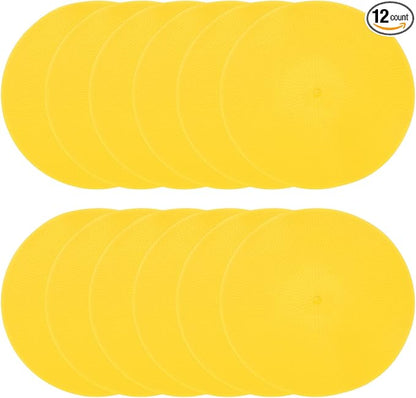 PATIKIL Spot Markers Non-Slip Floor Dots Agility Markers Flat Field Cones Poly Dots