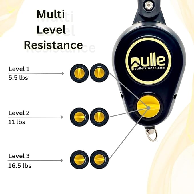 Pulle PT1 Cable Trainer, Home Gym, Fitness Exercise Machine, Rope Trainer, Adjustable Weight Trainer, Physical Therapy, HSA, Abs, Glutes, Biceps, Triceps, Muscle Builder, Bodybuilding, Pilates
