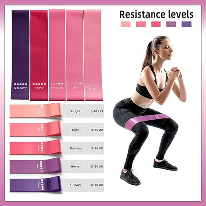 Yoga Pilates Ring Set for Home Workouts – 18 Pcs Fitness Kit for Women – Resistance & Toning Accessories with Circle Ring, Ideal for Full Body Toning & Flexibility