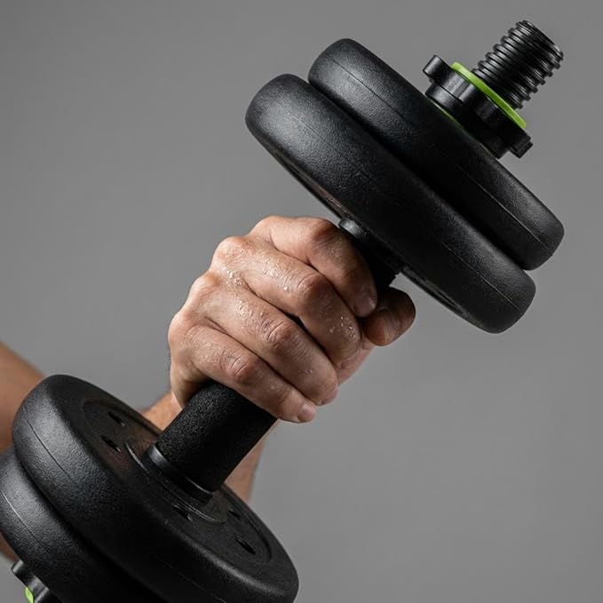 Adjustable Weight Set 44/88Lbs, 4-in-1 Dumbbell Set and Barbell Weight Set for Home Gym, Converts to Kettlebell & Push-Up Stand, Free Weights Dumbbells Set for Men & Women Full Body Workout