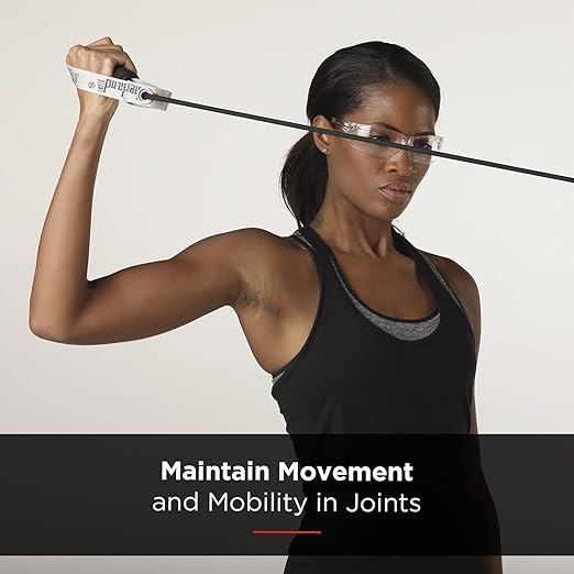 THERABAND Resistance Tubes, Professional Latex Elastic Tubing with Hard Handles, Exercise, Physical Therapy, Lower Pilates, At-Home Workouts, and Rehab, 50 Inch, Black, Special Heavy, Advanced Level 1