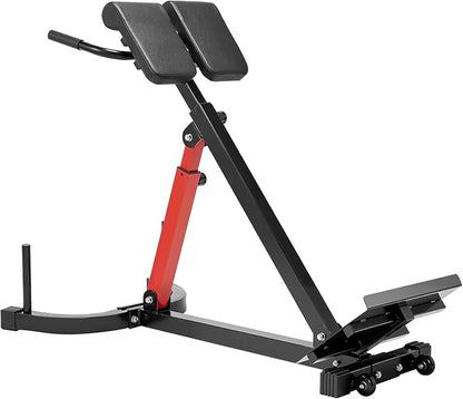 VEVOR Multi-Functional Weight Bench for Full Body Workout, Roman Chair Hyperextension Bench, Adjustable & Foldable Equipment for Back Arm Core Ab Workout, Sit Up Exercise Machine for Home Gym