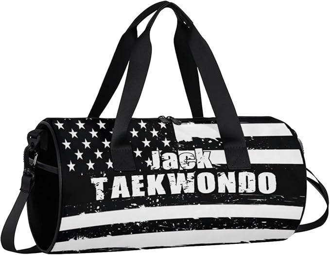 Personalized-Martial-Arts-Gear-Bag for Karate Teakwondo, Custom Jiujitsu Bag for Boys, Karate Teakwondo Bag for Gear Waterproof Lightweight Large USA