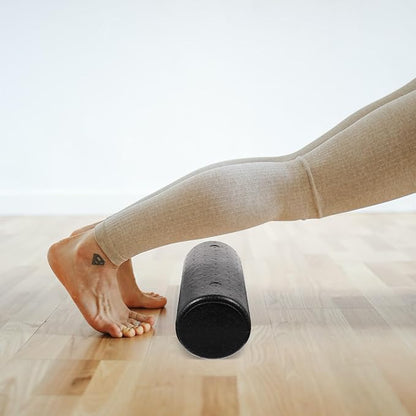 UPKOCH Yoga Roller Muscle Roller Epp Solid Foam Fitness Back Arm Leg Massage Stick for Deep Tissue Relief and Muscle Relaxation, 15x30cm, Suitable for Yoga and Pilates