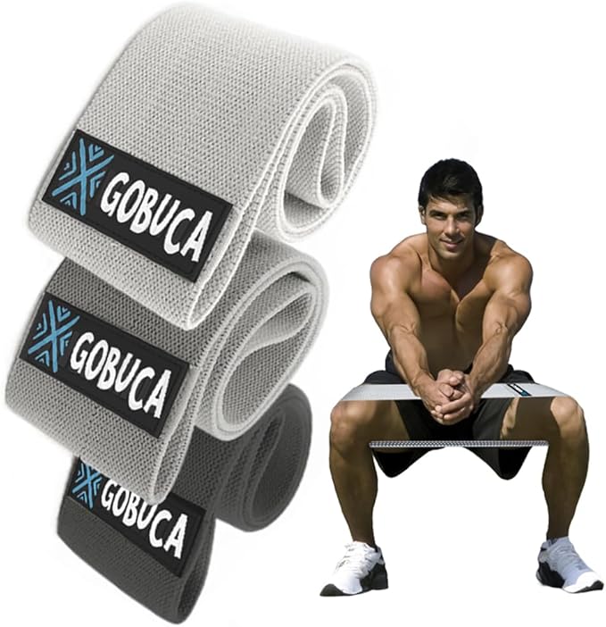 Resistance Bands Set for Men & Women – Hip & Long Fabric Booty Bands for Glutes, Legs, Full Body – Non-Slip Workout Bands for Strength Training, Home Gym, Recovery & Toning