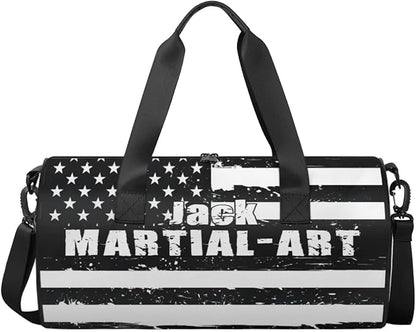 Personalized-Martial-Arts-Gear-Bag for Karate Teakwondo, Custom Jiujitsu Bag for Boys, Karate Teakwondo Bag for Gear Waterproof Lightweight Large USA