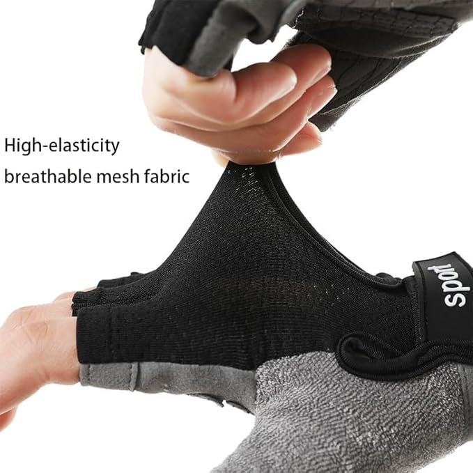 INOGIH Lightweight and Breathable Fingerless-Gym-Gloves for Women - Exercise-Crossfit-Training Gloves for Workout