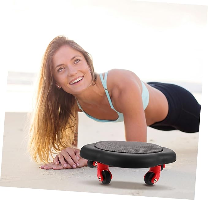 BESPORTBLE 5-Wheel Ab Roller Wheel with Non-Slip Handle Fitness Sliding Disc for Core Strength Training Home Workout Equipment for Abdominal Exercises Supports Fitness Levels