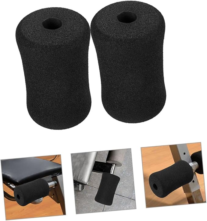 Sosoport 6pcs High Density Foam Roller Pads for Leg Machine Workout Bench Pads Leg Gym Replacement Parts