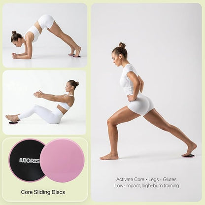 Essential Pilates Equipment Kit – Complete Home Workout Set with Pilates Ring, Pilates Ball, Resistance Bands, Ankle Weights, Sliding Discs & Grip Socks – Guided Full Body Workout Video