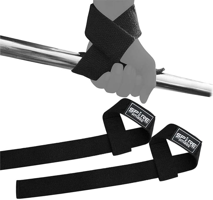 Weight Lifting Straps and Wrist Wraps Combo – Gym Support for Deadlifts, Powerlifting, Bodybuilding, Strength Training – Durable, Adjustable & Comfortable – One Size Fits All