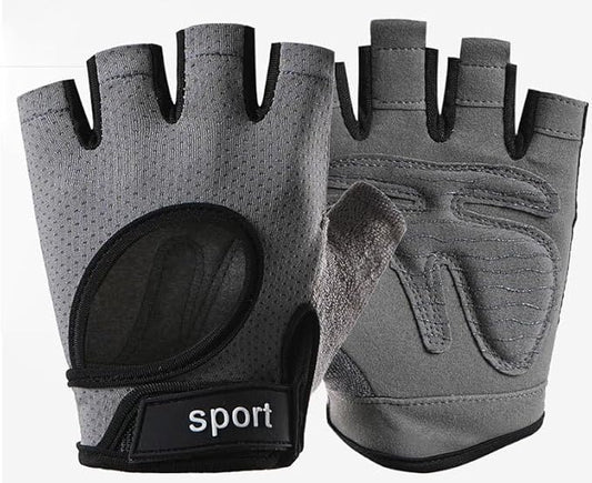 INOGIH Lightweight and Breathable Fingerless-Gym-Gloves for Women - Exercise-Crossfit-Training Gloves for Workout