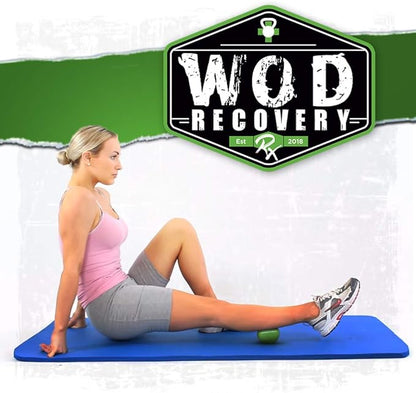 Wod Recovery Rx Massage Ball Set for Myofascial Trigger Point Release & Deep Tissue Massage- Soft Pressure, Therapeutic Muscle and Pain Relief - Set of 3 w/Bag