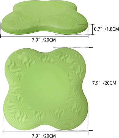 GoYonder Yoga Knee Pads 2 Pack, Yoga Knee Cushion Thick, Exercise Pads for Knees Elbows Wrist Hands Head Foam Pilates Kneeling pad