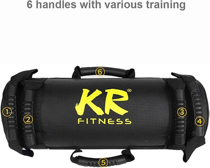 Jianyana 5-30 kg Sandbag Training Filled Weight Sand Power Bag, Weight-Adjustable Fitness Powerbag Sandbag, for Weightlifting, Running, Sports and Powerlifting