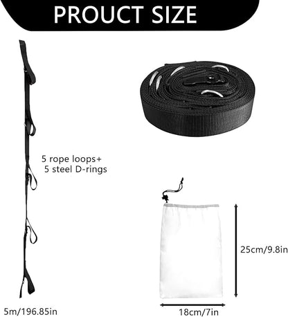 Door Anchor for Resistance Bands Exercise: Secure Multi Point Anchor Gym for Home Fitness, Portable Workout Resistance Band Door Anchors