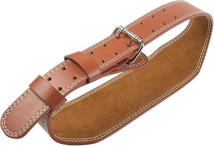 Huleo Weight Lifting Belt, Waist Sports Belts stabilize The Spine for Men for Squats Brown