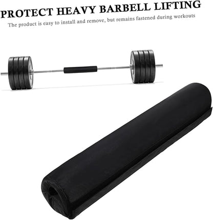 2pcs Thick Barbell Pad Squat Bar Cushion with High Density Neck and Shoulder Protection for Weightlifting Squats Lunges Hip Thrusts Slip Grip Covers
